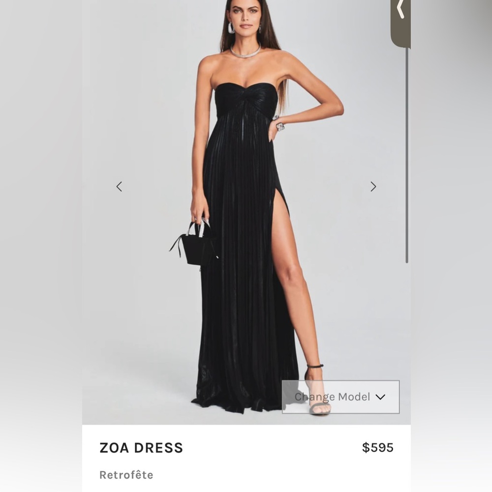 Retrofete Zoa Strapless Dress NWT